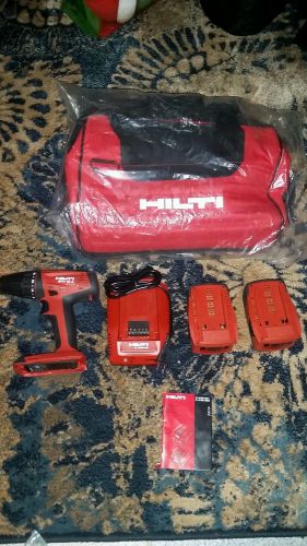 Hilti cordless drill set