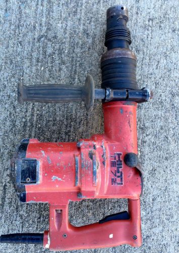 HILTI TE 72 115V Rotary Hammer Drill w/CASE-ATTACHEMNTS &amp; BITS-240/330 RPM-Used