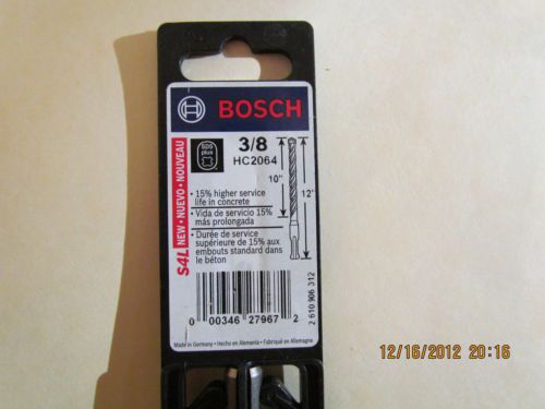 Bosch sds plus 3/8&#034;- 12&#034;  rotary hammer bit- new for sale