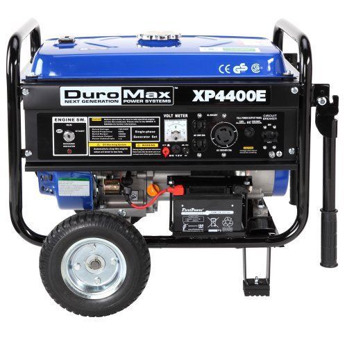 New! 4400 watt 7.0 hp ohv 4-cycle gas powered portable generator w wheel kit! for sale