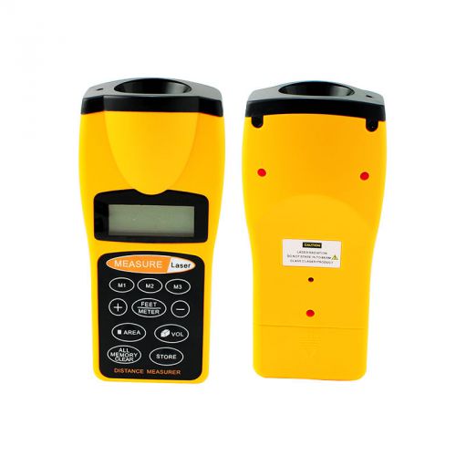 New promotions lcd ultrasonic laser meter pointer + distance measurer range 60ft for sale