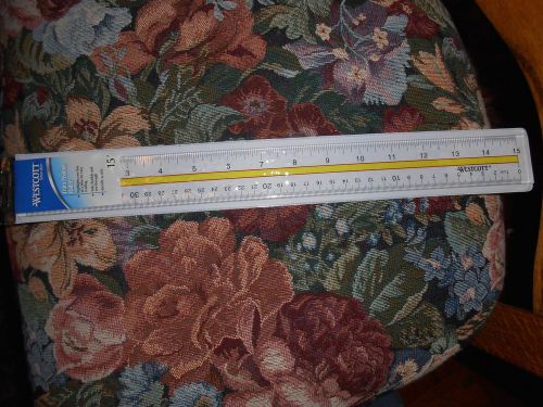 Westcott data printout 15&#034; ruler set of 10 rulers for sale