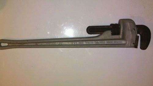 Ridgid  24&#034; aluminum pipe wrench  slightly used ?? for sale