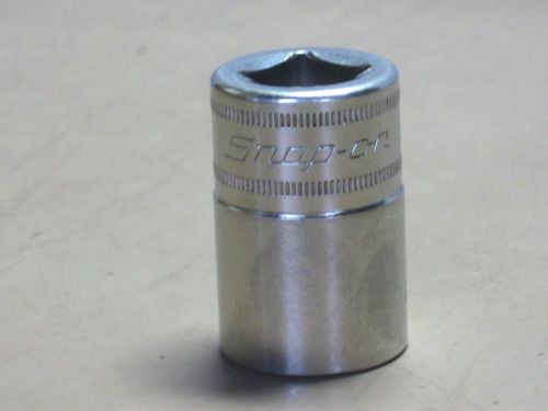 SNAP-ON TWM18 SHALLOW SOCKET CHROME 18MM  6-POINT 1/2&#034; DRIVE