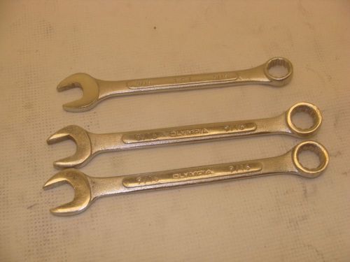 Olympia and jet mix lot of 9/16 inch drop forged combination wrenches used lot 3 for sale