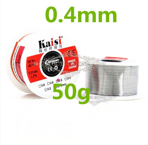 Tin/Lead 60/40 0.4mm 50g Rosin Core Wire Flux Solder Welding Iron Reel 1PCS