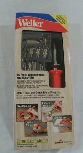 Weller 15 Piece WoodBurning &amp; Hobby Kit Copper Hand Tools-New