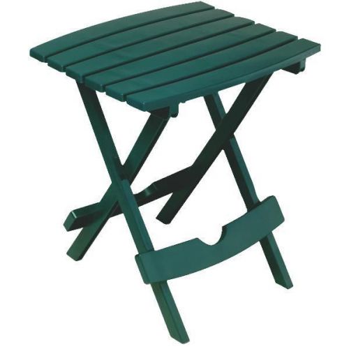 Quik-fold folding patio table-hntr grn quik fold table for sale