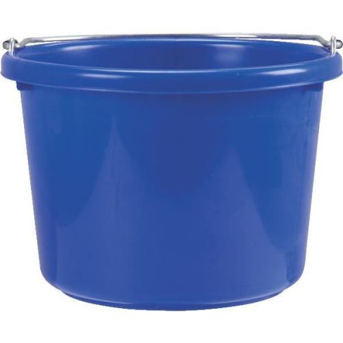 8 quart blue poly bucket p8blue for sale