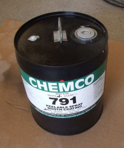 New chemco removable spray booth coating 5 gallon for sale
