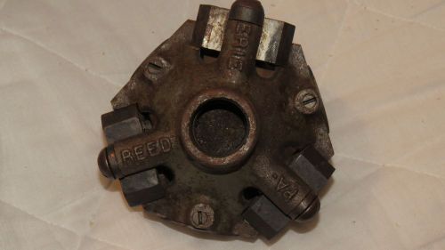 Reed erie tri-head threading heads for plumbing thread cutting pipe ridgid tool for sale