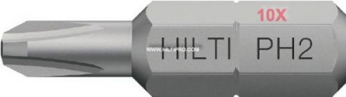 HILTI INSERT BITS (10 PACK) ORIGINAL, THE BEST, MADE TO LAST, FAST SHIPPING.