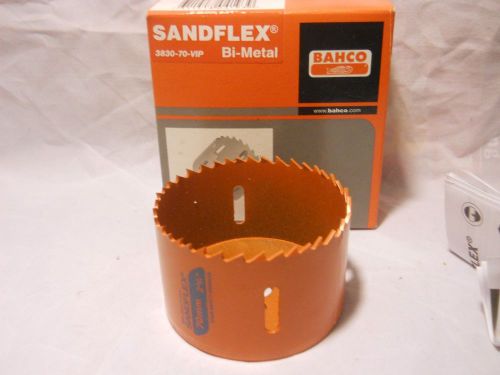 BAHCO SANDFLEX 3830-70-VIP BI-METAL HOLE SAW  2 3/4 NEW IN BOX