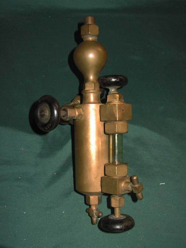 Detroit Lubricator Co.  Brass Oiler Hit &amp; Miss Engine, Gas Tractor, Steampunk