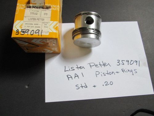 LISTER PETTER AA1 PISTON AND RINGS