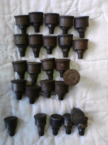 25 assorted Vintage Grease Cups--Hit Miss Engine Oilers