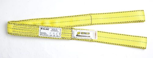 4&#034; x 12&#039; eye and eye sling: synthetic flat web sling, heavy duty, 2 ply for sale