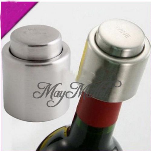 Brand New Fashion Sealed Wine Bottle Stopper Stainless Steel Vacuum Practical G