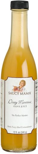 Saucy Mama Dirty Martini Olive Juice, 12-Ounce  ( Pack of 3 )