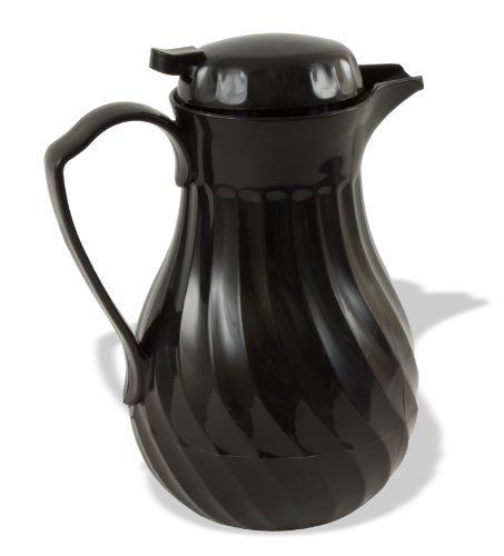 NEW Crestware SC64B Swirl Coffee Carafe  64-Ounce  Black