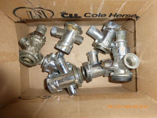 Beer equipment, twist handle coupler body, used, buy all 8 for one price !