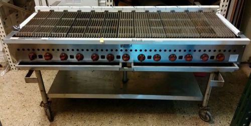 Wolf  72&#034; gas charbroiler, 188,500 btu, model scb72cn-1 for sale