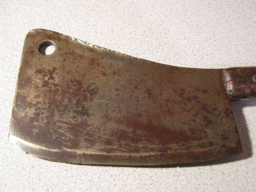 Vintage Meat Cleaver 16&#034; ST. PAUL Mn. KIRK CO. #8 Farwell Ozmun antique tool