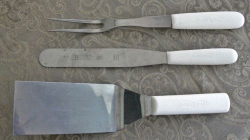 Sani Safe Dexter Russell Spatula griddle spatula and fork