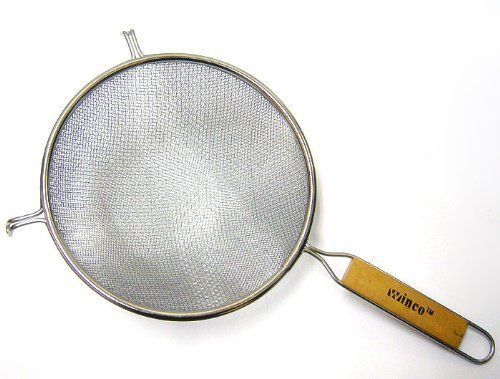 Medium Winco MS3A-8D Strainer with Double Fine Mesh, 8-Inch Diameter Brand New!
