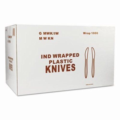 Wrapped Cutlery Knife, 1,000 Knives (GEN MWK/IW)