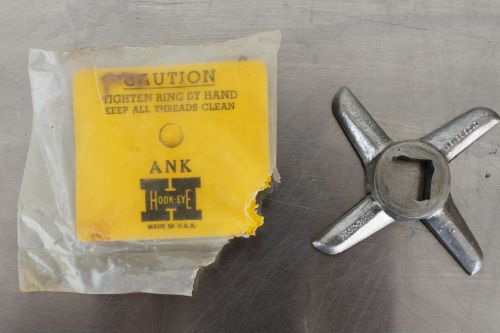 Vintage hook-eye ank meat grinder blade nos #2 for sale