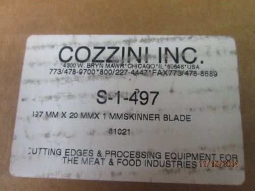 COZZINI SKINNER S-1-497 S-1 497 497mm x 20mm x 1mm  7 Blade Pack