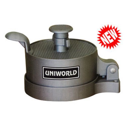Uniworld MBP-100 Manual Burger Press Large 4-3/8&#034; Burgers Adjustable Thickness