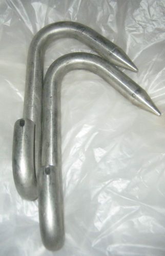 Stainless Steel Meat Hooks 7 inch tall heavy duty 5/8 inch thick