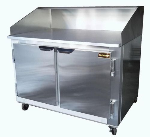 48&#034; New US-Made Two (2) door Refrigerated Dough Retarader pizza prep table