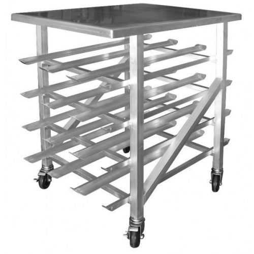 All welded heavy duty half size can rack aluminum 25&#034;w x 35&#034;l x 41&#034;h aar-craw41 for sale