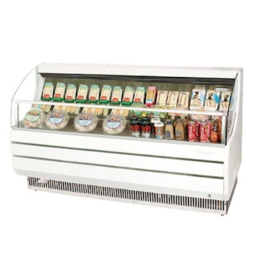 New turbo air 75&#034; slim line open display merchandiser!! tom-75s(b) for sale