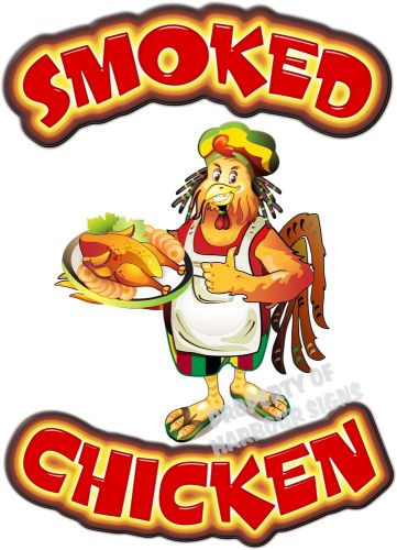 Smoked Chicken 14&#034; Decal Concession Restaurant Food Truck Vinyl Menu Sticker