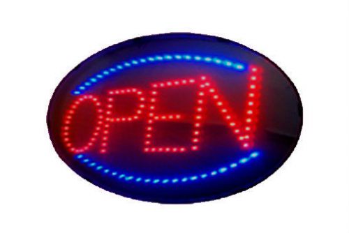 New! Ultra Bright LED OPEN Sign - Oval Shape - 22&#034;x13&#034; - FREE SHIPPING!!