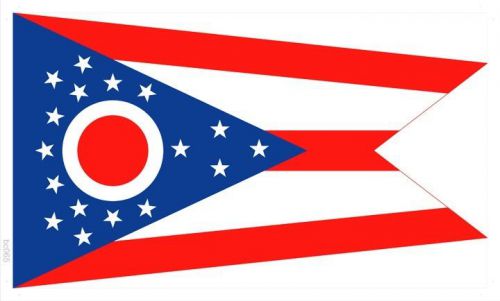 bc065 FLAG OF OHIO (Wall Banner Only)