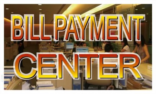Bb917 bill payment center banner sign for sale