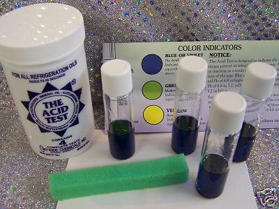 Acid test kit *for all refrigeration oils made in usa! for sale