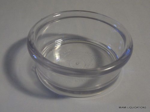 Lot of 48 2.5oz standard ramekin Carlisle 311-0362-07  clear 4 doz BPA-free