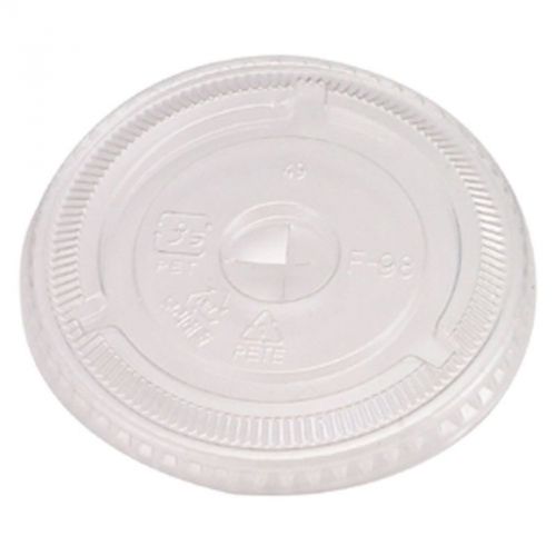 12 oz Clear Drink Cup Flat Lids - 1,000 / Case