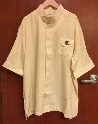 ?New Executive Chef?Coat 3XL?Cream Wynn Encore Vegas Casino Covered Buttons?