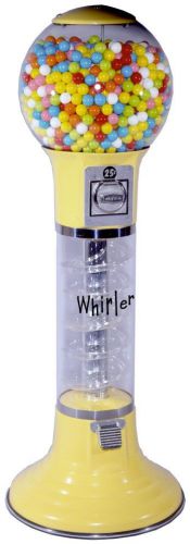 4&#039; whirler spiral gumball machine - blue for sale