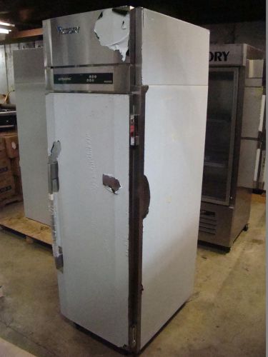Victory ultraspec upright stainless commerical freezer, 115v, on casters for sale