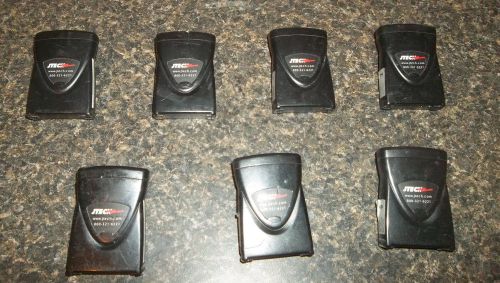 7  Misc. JTECH PAGERS  with Belt Clips