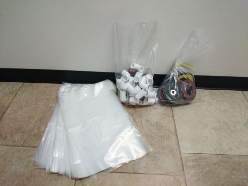 12 x 20, 3 mil thick heavy duty plastic bags (120 pcs) for sale