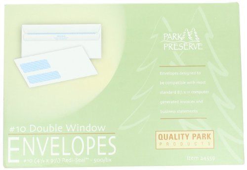 Quality park redi-seal double window envelope - security - #10 [9.50&#034; (qua24559) for sale